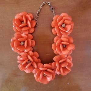 JCrew flower statement necklace